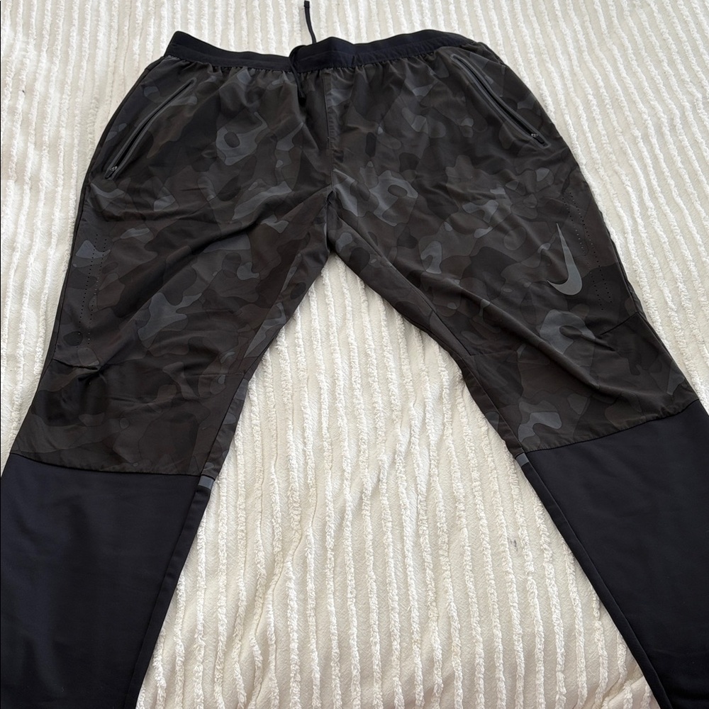 Nike Black Camo Performance Joggers